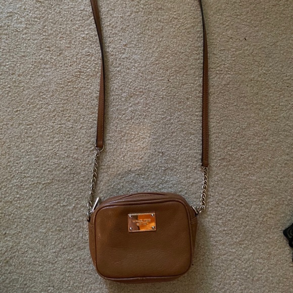 Michael Kors Brown Leather Satchel - Picture 1 of 4